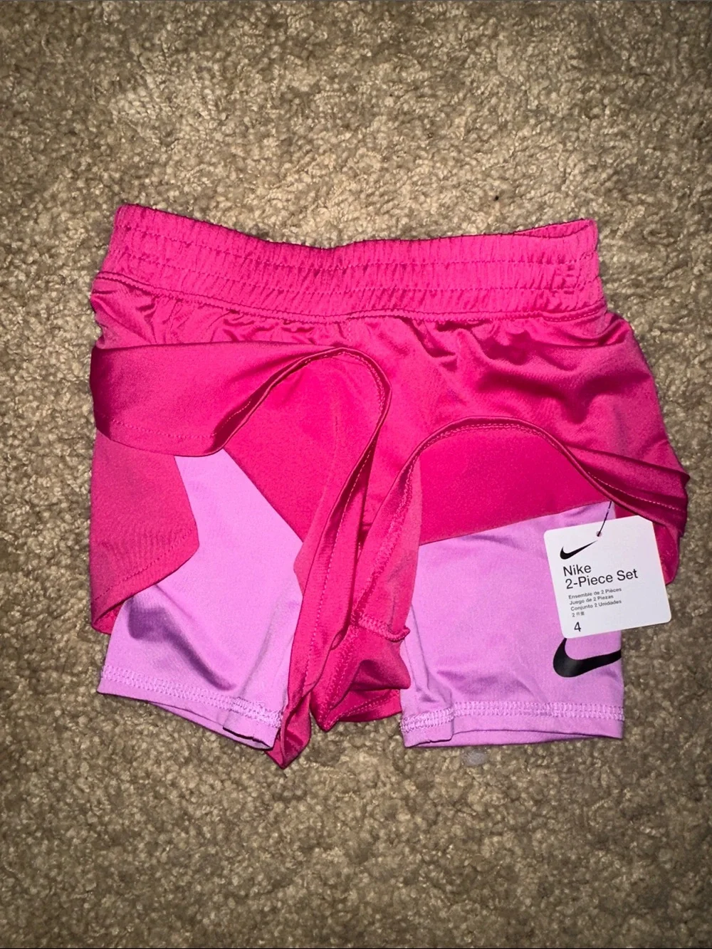 NWT Nike Pink and Lavender Shorts (4)
